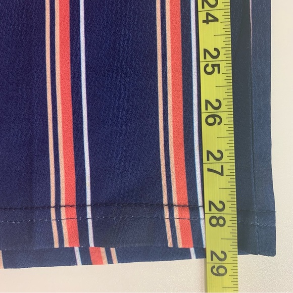 Women’s Long Sleeve London Striped Fitted One-Piece Costume Jumpsuit Size Large - Picture 15 of 16